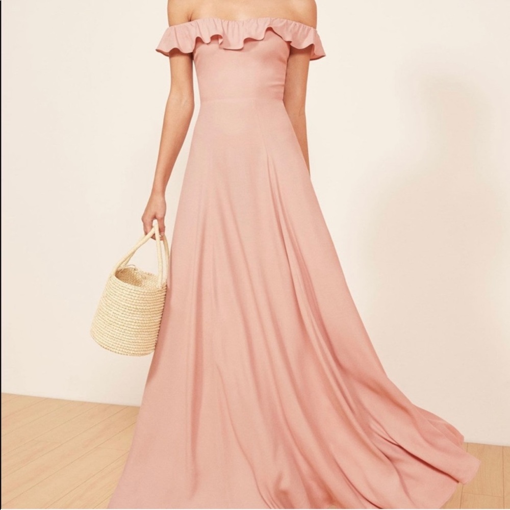 Reformation Blush Verbena Dress